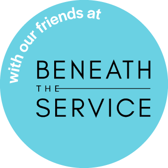 Beneath the Service Logo
